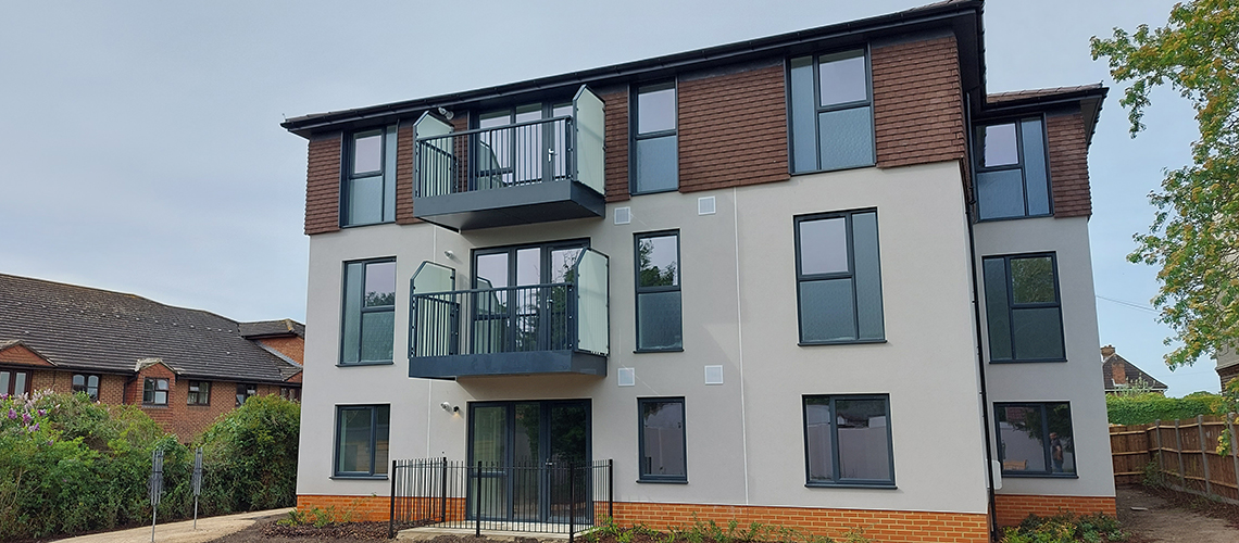 Review view of new homes at St George's Road