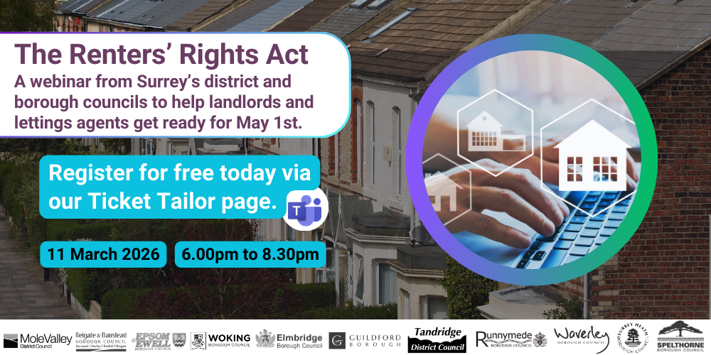 Surrey-wide landlord’s webinar on the Renters’ Rights Act