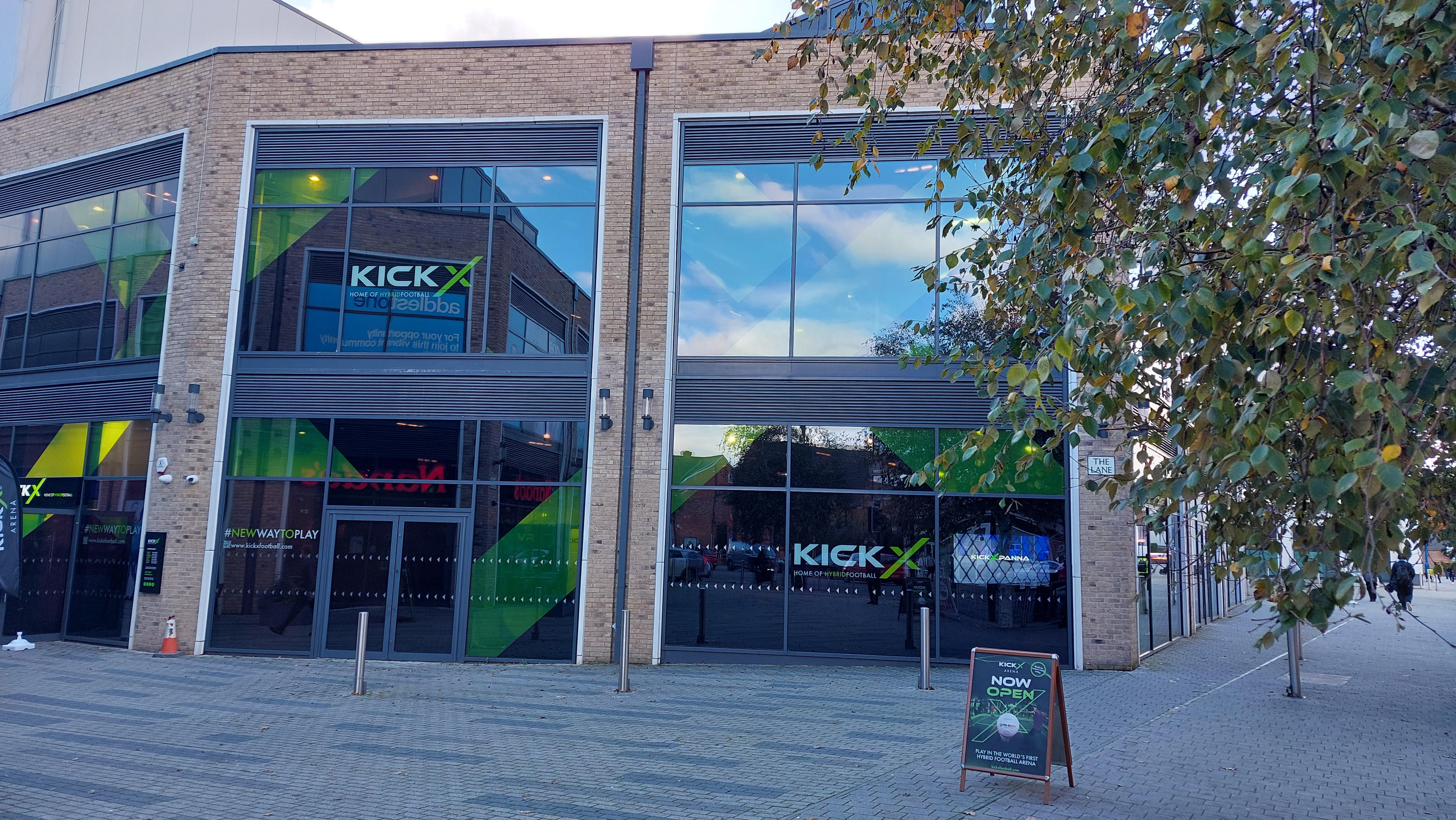 KickX arena in Addlestone