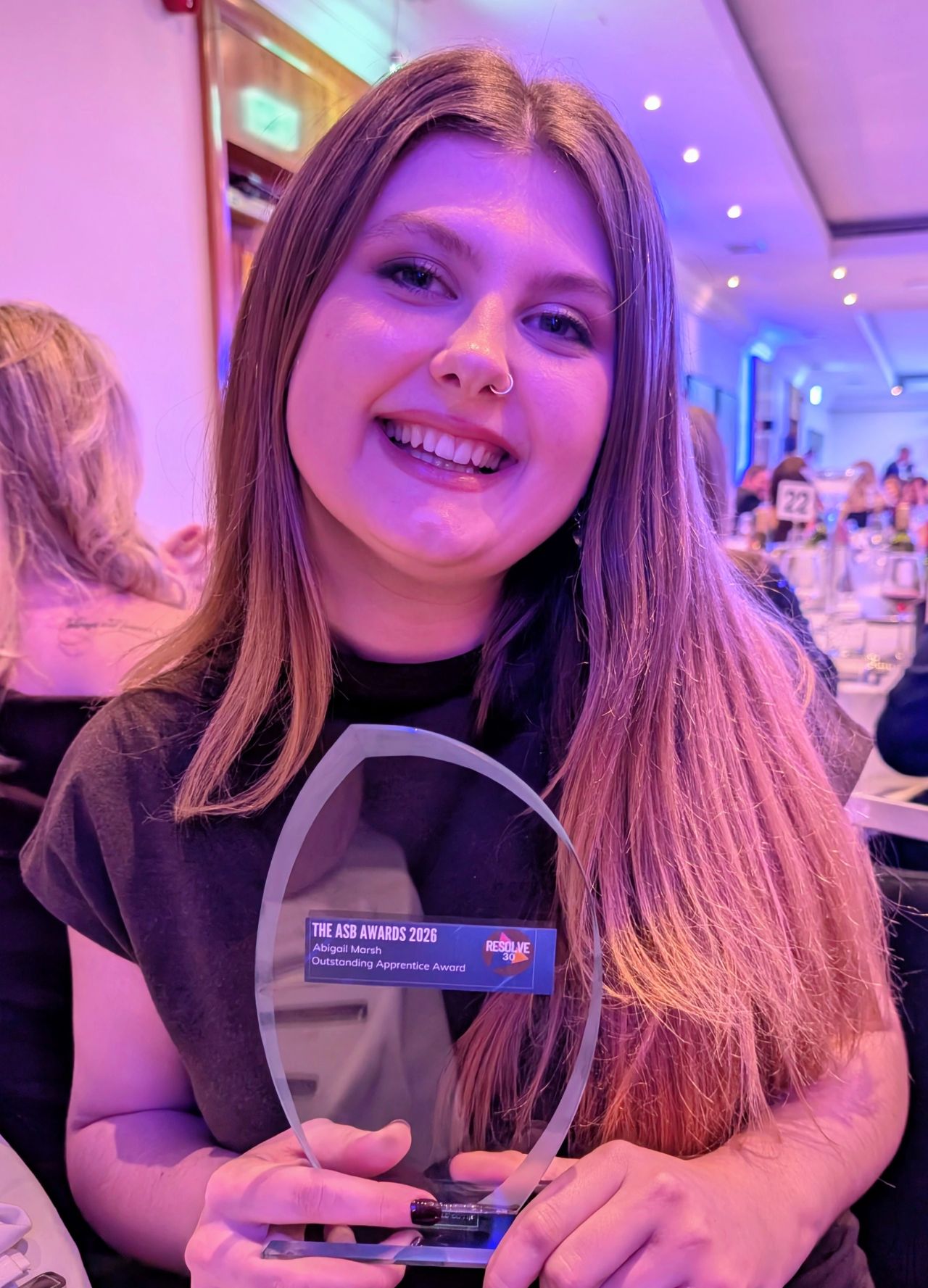 Outstanding Apprentice Award winner, Abi Marsh.