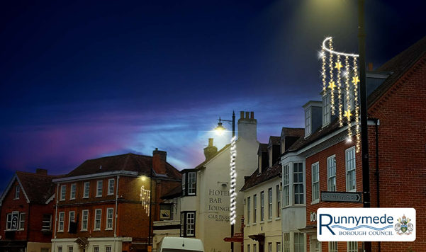 Chertsey Christmas lights
