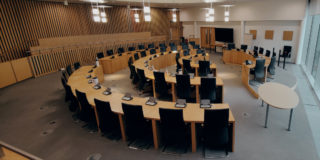 Inside the Civic Centre