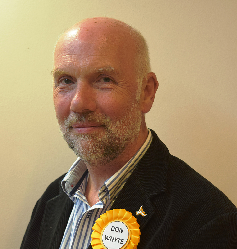 Photograph of Cllr Donald Whyte