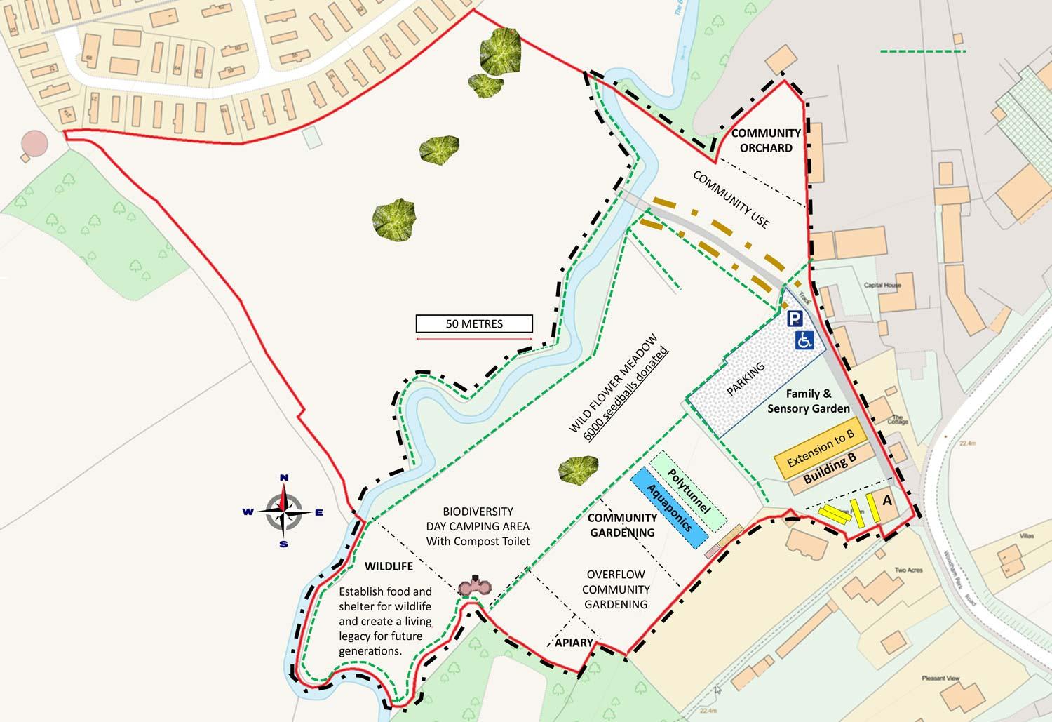 Proposed site layout