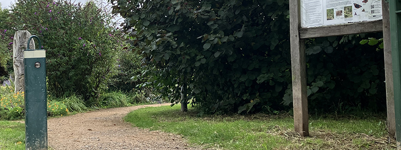 entrance into Hythe Park