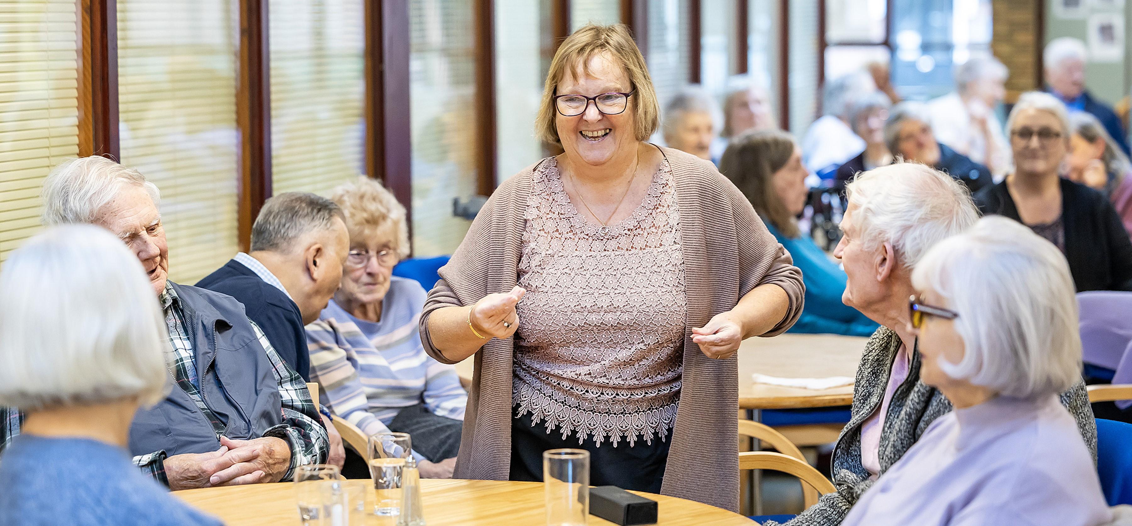 Group of people at the Eileen Tozer Centre