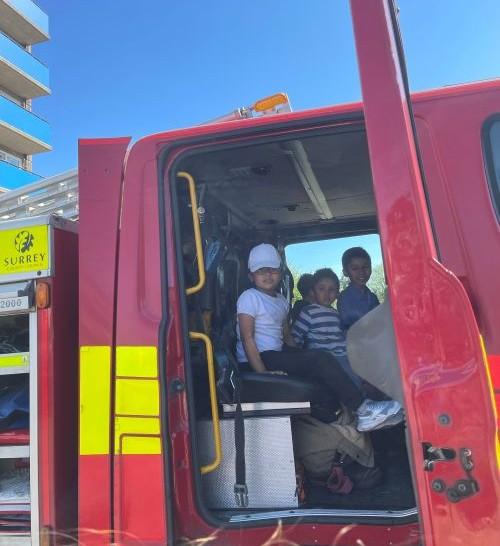 Fire engine surrey towers