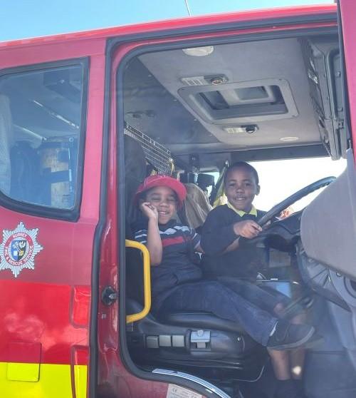 Fire engine surrey towers 1