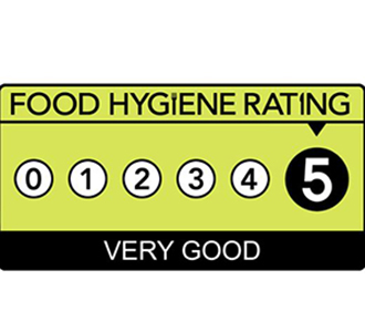 Food hygiene rating sticker