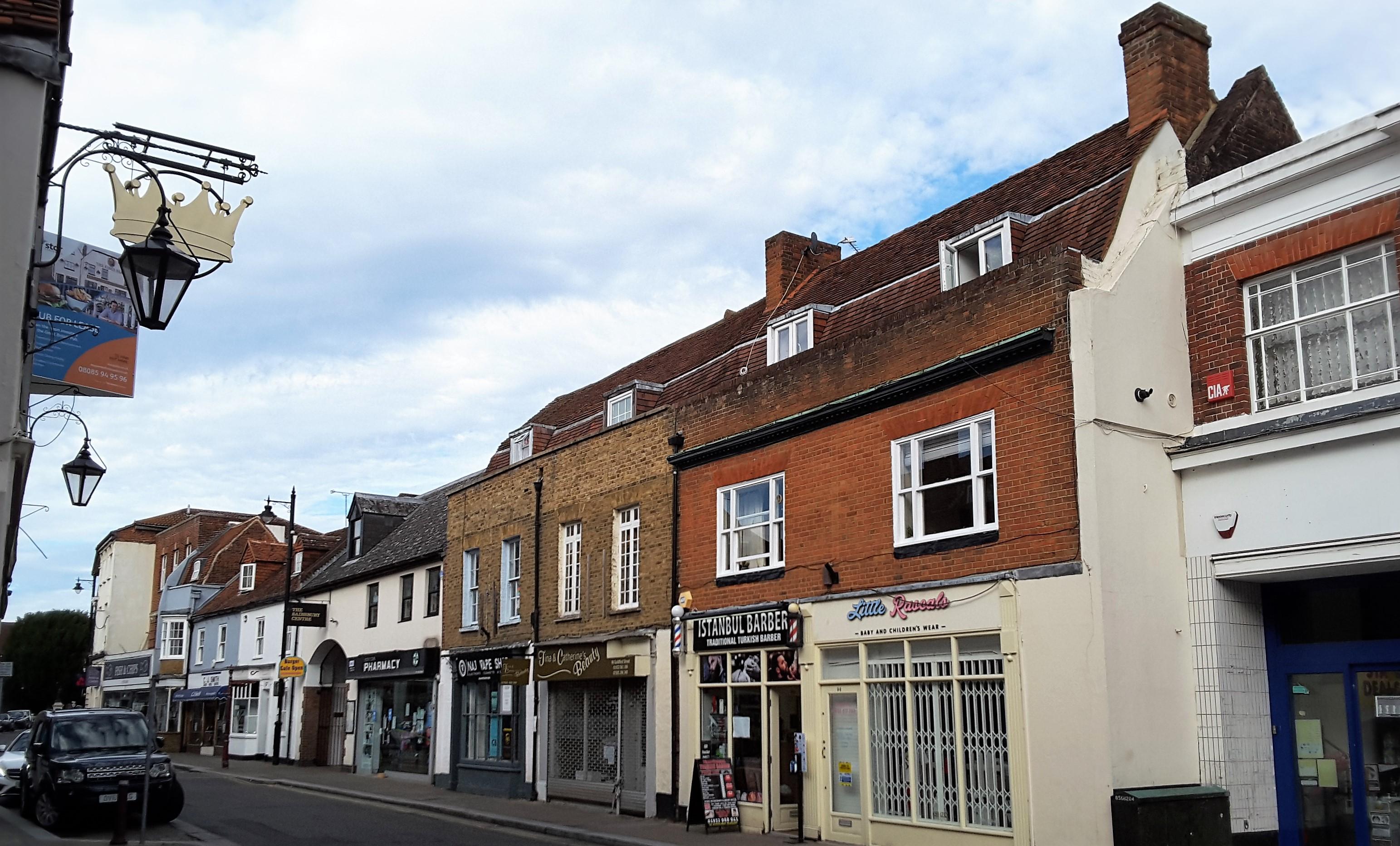 A shopping street