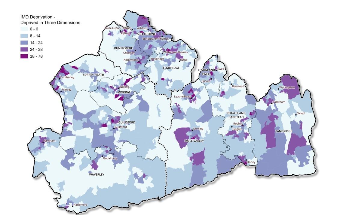 IMD Deprivation map
