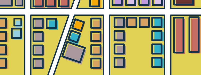 Site map of houses