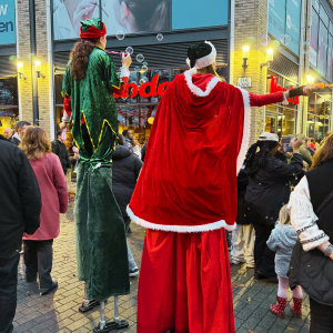 Stilt walkers