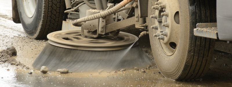 Street sweeping machine