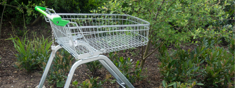 Abandoned trolley